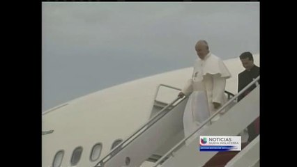 Llega el papa