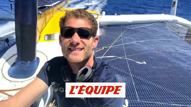 Le duo Cammas-Caudrelier a franchi la marque de Trindade - Voile - Transat Jacques-Vabre