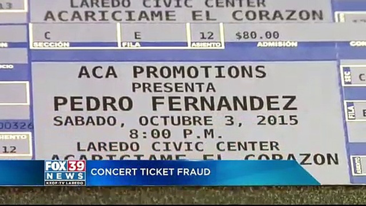 Concert ticket fraud