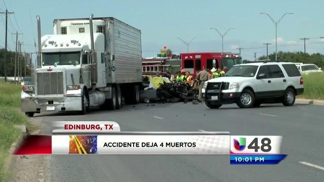 Cuatro Personas Mueren Tras Impactarse Bajo Un Tracto-Camión