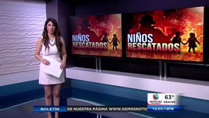 Vecinos de dos niños rescatados de incendio hablan ante lo sucedido