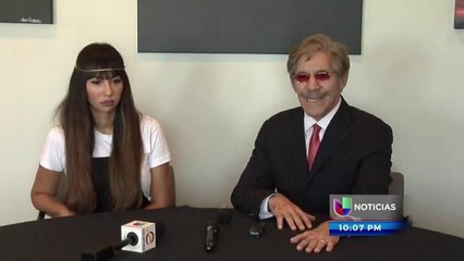 Geraldo Rivera y Jackie Cruz visitan a Midland