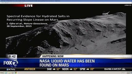 NASA Scientists Confirm Liquid Water Found On Mars