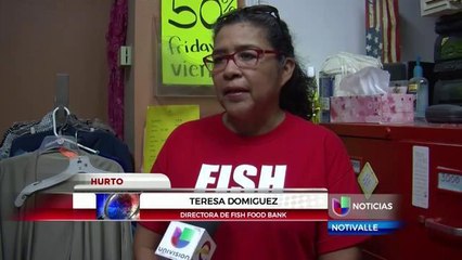 Robo en un banco de alimentos en Coachella