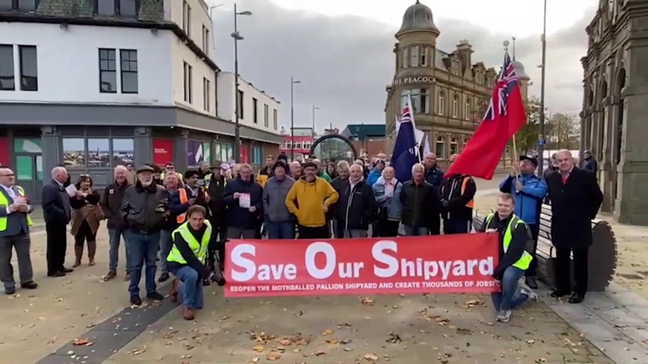 Save Our Shipyard march