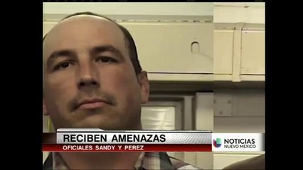 Oficiales Sandy y Perez reciben amenazas