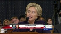 Nuevamente cuestionan a Clinton