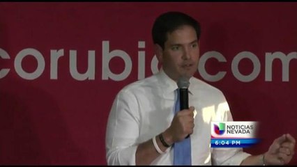 Marco Rubio se reune con simpatizantes de Las Vegas
