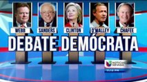 Cobertura primer debate presidencial demócrata en Las Vegas