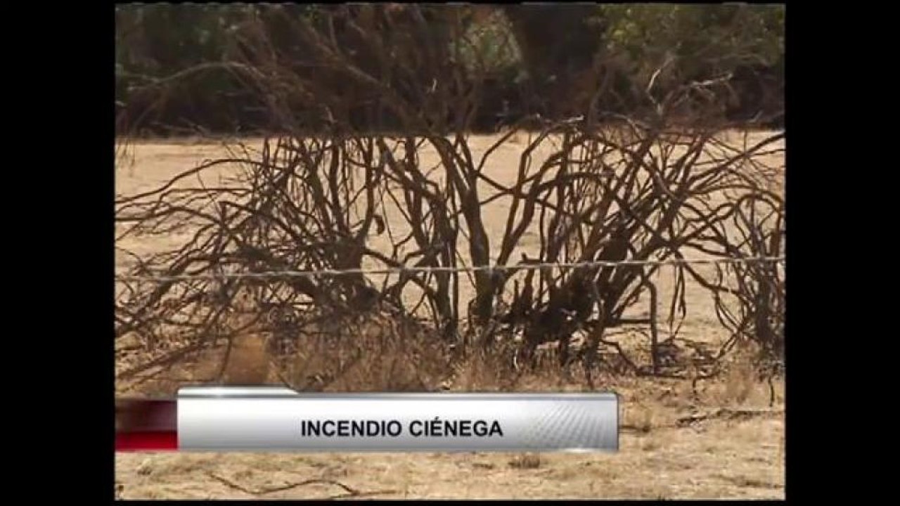 Incendio Cienega.