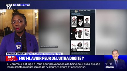 Insultée et menacée de mort par des membres de l'ultradroite, Danièle Obono confirme avoir déposé plainte