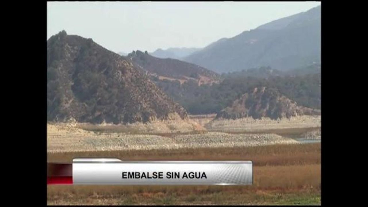 Embalses sin agua.