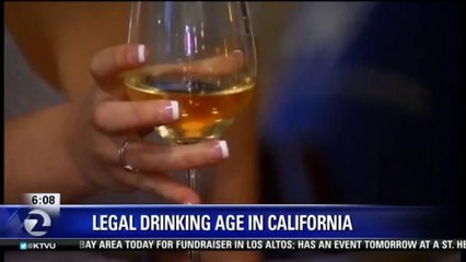 LOWER DRINKING AGE SOUGHT FOR CALIFORNIA