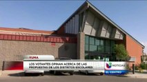 Votantes en Yuma opinan sobre propuestas en distritos escolares