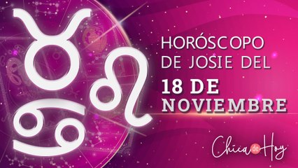 Horóscopo de hoy jueves 18 de noviembre de Josie Diez Canseco