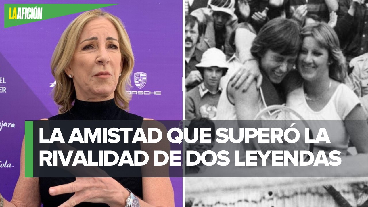 "Éramos las jugadoras dominantes": Chris Evert, sobre su rivalidad con Martina Navratilova