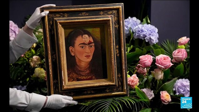 Frida Kahlo self-portrait sets auction record for Latin American painting