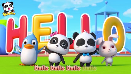 Say Hello to Ocean Animals | Kids Good Habits | Hello Song | BabyBus