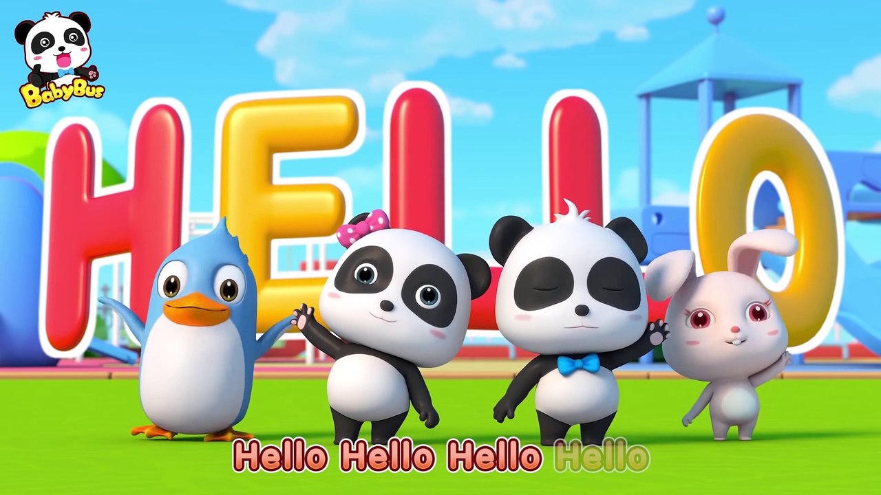 Say Hello to Ocean Animals | Kids Good Habits | Hello Song | BabyBus