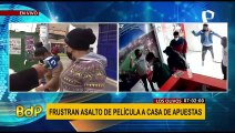 Hablan los testigos del asalto frustrado a casa de apuestas en Los Olivos