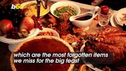 Cranberry Who? These Are the ‘Most Forgotten Items' on Thanksgiving