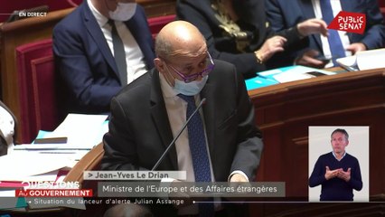Jean-Yves Le Drian : « Julian Assange n’a pas déposé de demande d’asile en France »