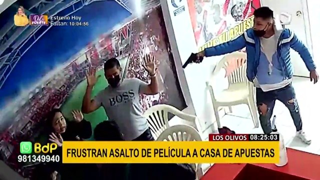 Hablan los testigos del asalto frustrado a casa de apuestas en Los Olivos