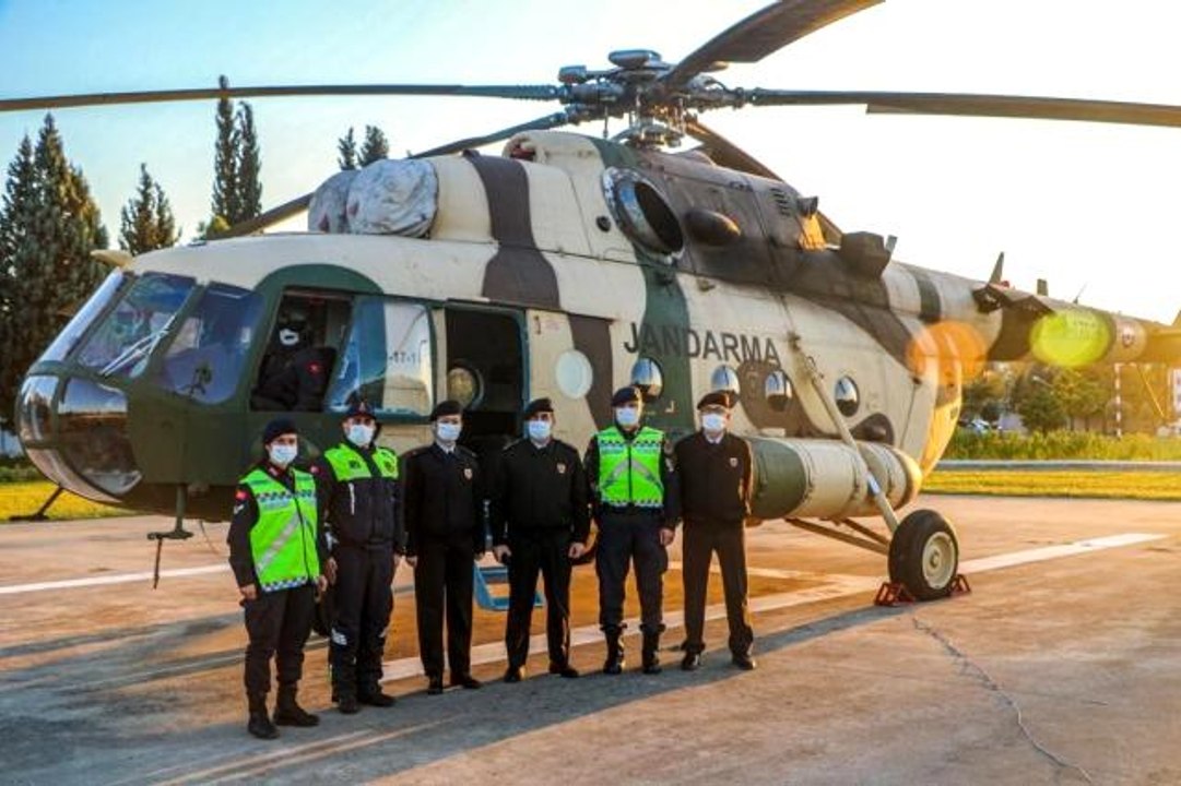 Bursa'da jandarmadan "drone destekli" trafik denetimi