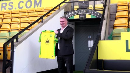 Dean Smith Norwich unveiling