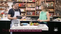 Edu recebe a  nutricionista Najla Kfouri para falar sobre alguns pontos de atenção à mesa.Confira!