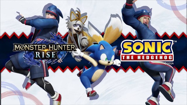 Monster Hunter Rise - Sonic The Hedgehog Crossover