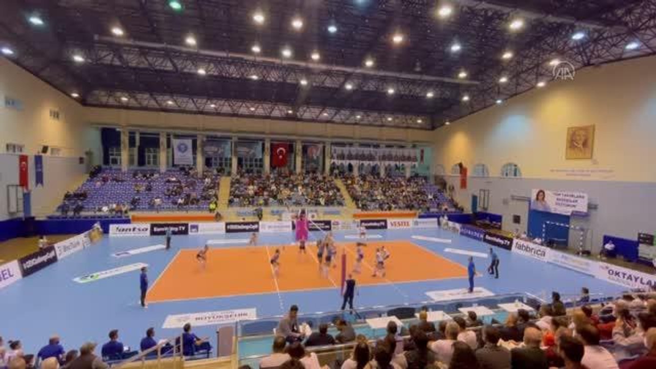 Voleybol - Aydın Büyükşehir Belediyespor: 3 - OK Gacko: 0