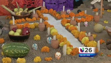 Exposición de altares de Muertos