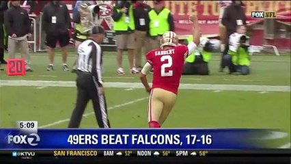 GABBERT LEADS 49ERS TO SLIM WIN