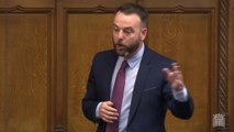 Colum Eastwood reminds MPs 'Tory' comes from the Irish word for 'robber'