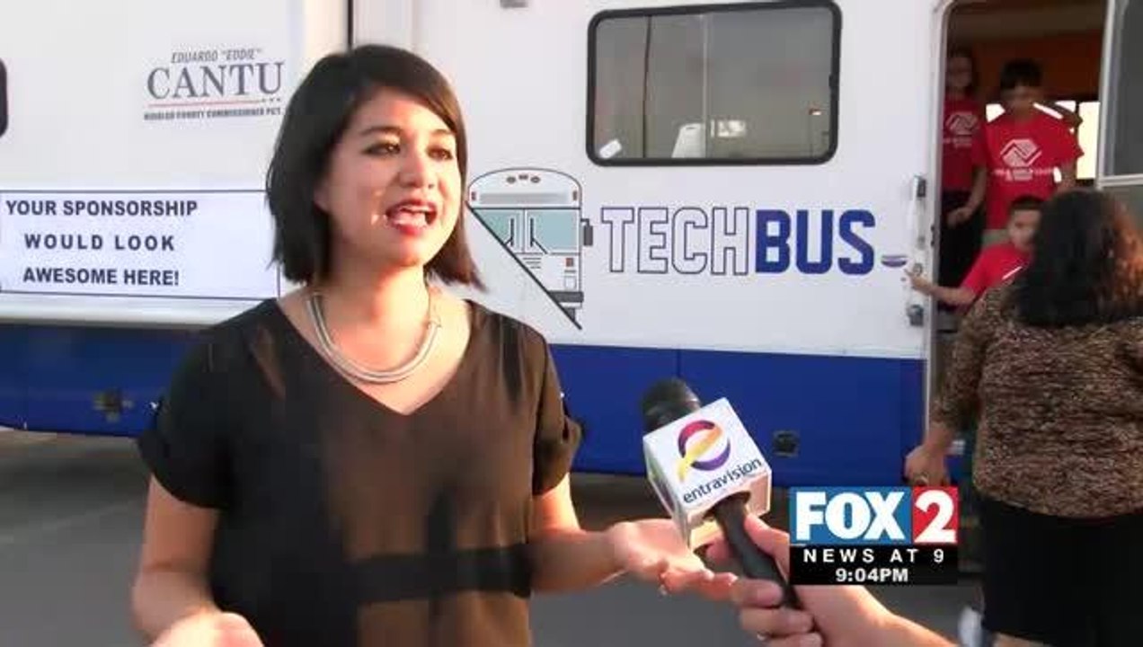 Computer Lab on Wheels taking Residence in Pharr