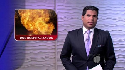 Dos hospitalizados por incendio en preparatoria