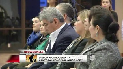 Dieron a conocer a Itatí Cantoral como "Mr. Amigo 2015