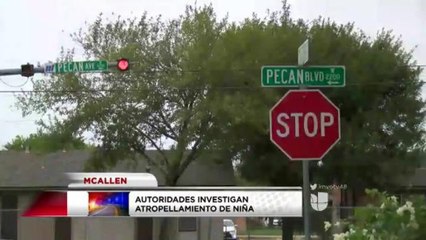 Autoridades investigan accidente sobre una Menor