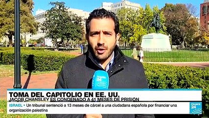 Informe desde Washington: condenan a Jacob Chansley a 41 meses de prisión por asalto al Capitolio