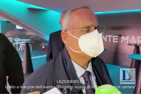Lazio, le parole di Lotito al termine dell'evento “Progetto scuola di formazione post carriera”