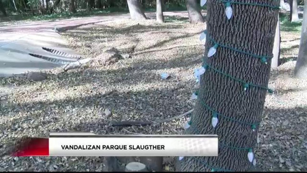 Parque es Vandalizado