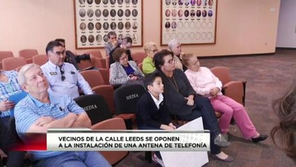 Residentes se oponen a construcción de antena