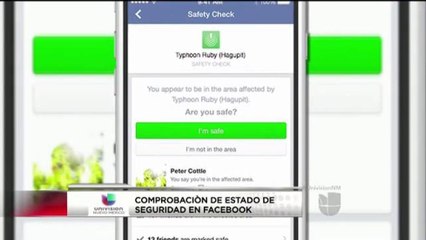 Facebook habilita función para ayudar a personas durante tragédias
