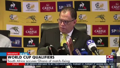 Скачать видео: World Cup Qualifiers: South Africa accuses Ghana of match-fixing - The Pulse Sports (17-11-21)