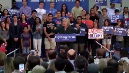 Hillary Clinton visita a Orlando