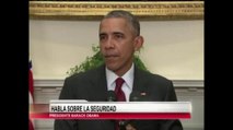 Presidente Obama ofreció un mensaje a la Nación descartando una amenaza terrorista a la nación