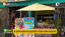 Falso operativo en SJM: sujetos se vestían de fiscalizadores y pedían coimas a negocios