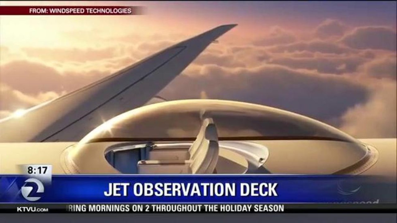 NEW OBSERVATION DECK DESIGNED FOR PLANES