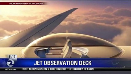 NEW OBSERVATION DECK DESIGNED FOR PLANES